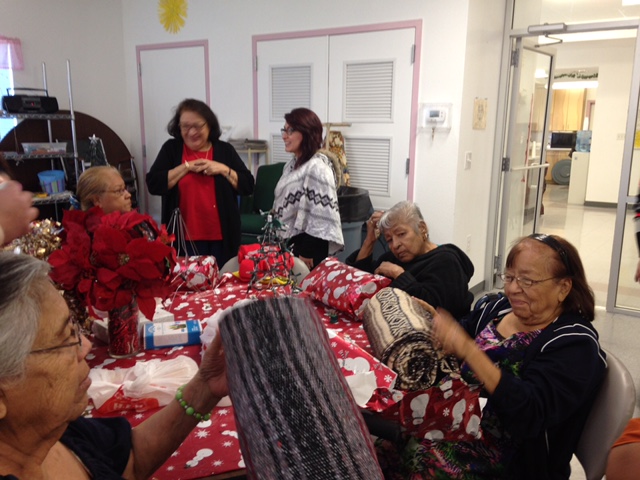 Community members spending time together